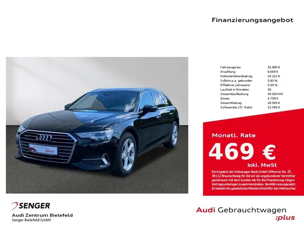 A6 Avant Sport 40 TDI quattro Sitzh. MMI LED AHK