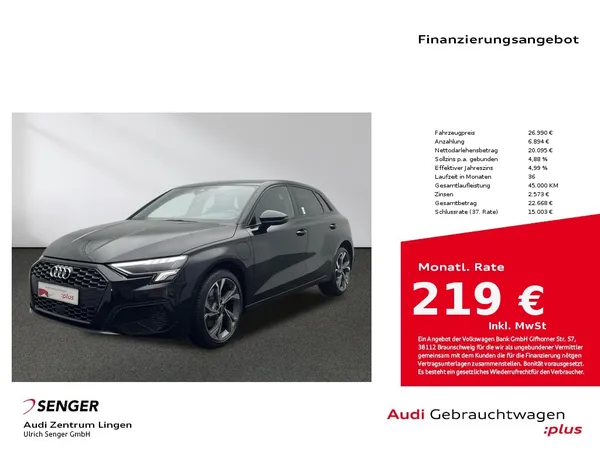 A3 Sportback 40 TFSI e Advanced Navi LED Kamera 
