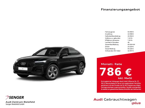 Q5 Sportback advanced 45 TFSI quattro Matrix-LED