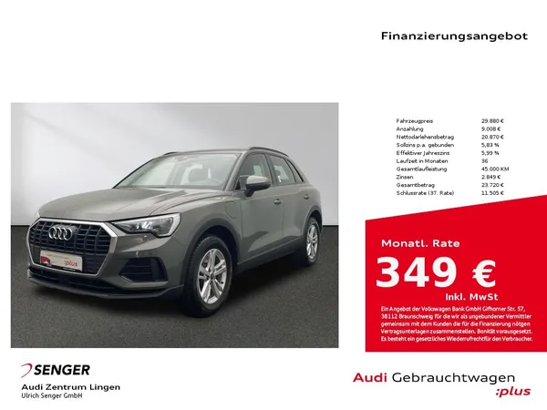 Q3 45 TFSI e S tronic MMI LED Kamera 