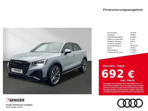 Q2 S line 35 TFSI Optikpaket Navi LED Sitzhzg. 