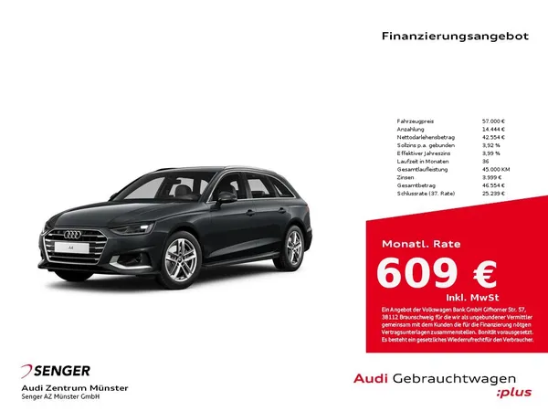 A4 Avant 35 TFSI advanced S tronic Kamera Leder 