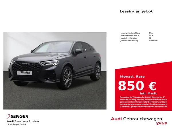 Q3 Sportback S line 40 TDI quattro Matrix Sonos 