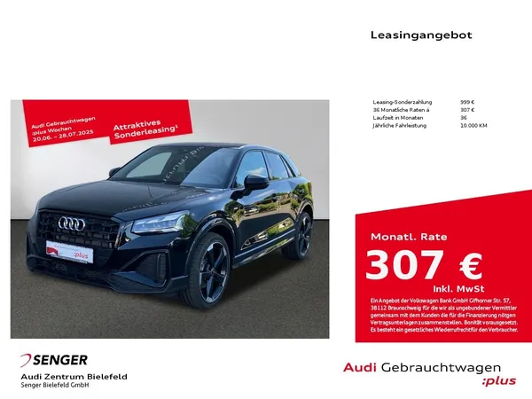Q2 S line 30 TDI MMI Matrix-LED AHK Audi connect