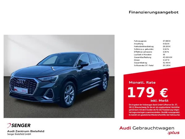 Q3 Sportback S line 35 TFSI S tronic MMI LED AHK