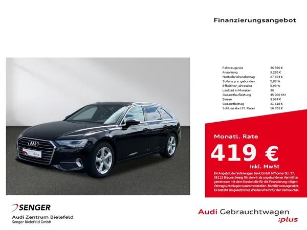 A6 Avant Sport 45 TDI quattro LED Panorama AHK 