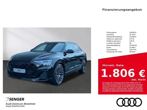 Q8 SUV 50 TDI quattro Allradlenkung Panorama LED