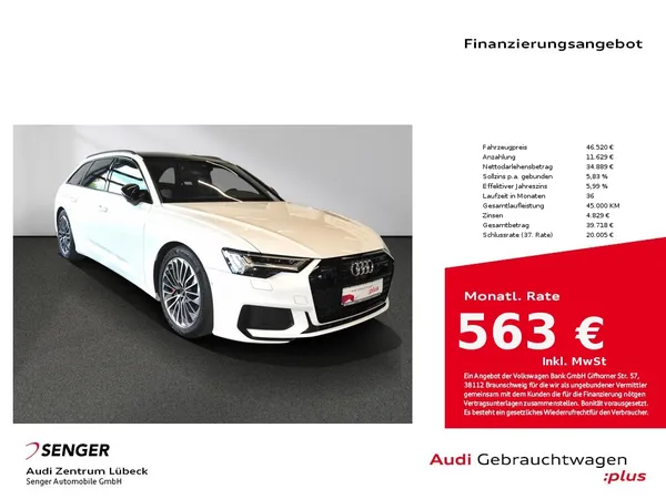 A6 Avant 55 TFSI e quattro sport S-line Panorama