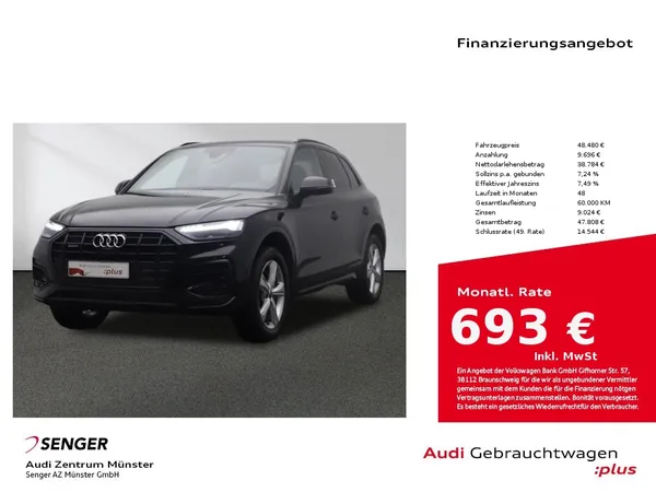 Q5 45 TFSI advanced quattro Matrix Pano AHK 