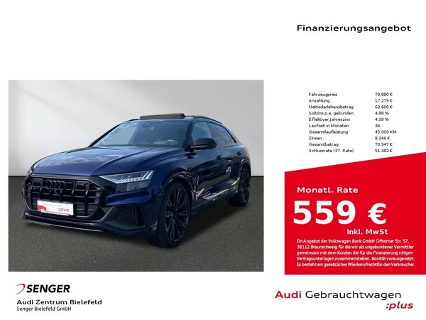 SQ8 4.0 TFSI quattro Matrix-LED Panorama AHK 