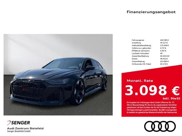 RS6 Avant performance Dynamik-Paket plus Keramik