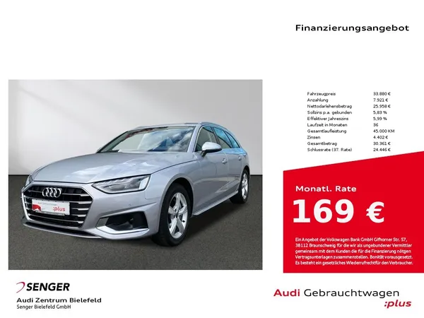 A4 Avant Advanced 40 TFSI Business-Paket MMI LED
