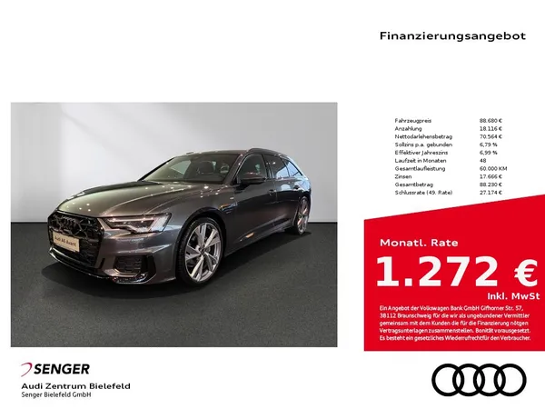 A6 Avant S line 40 TDI quattro Optik-Paket Navi 