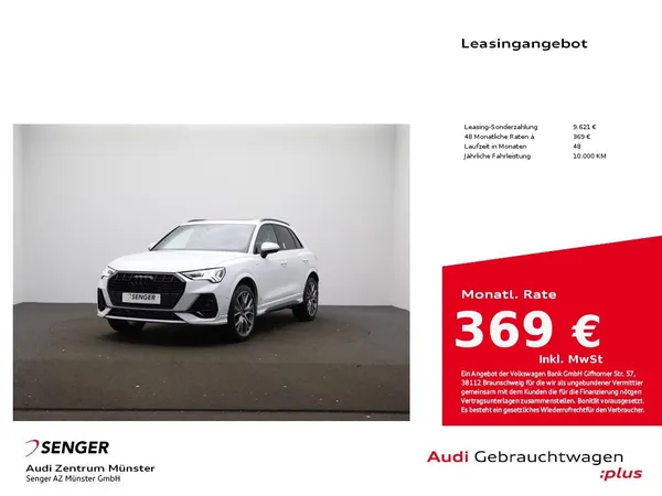 Q3 35 TFSI S line S tronic Kamera Navi LED ACC 