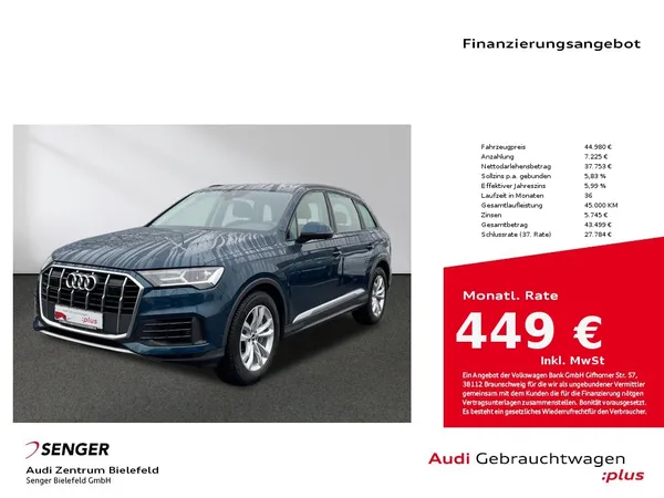 Q7 55 TFSI e quattro MMI Luftfederung Sitzhzg. 