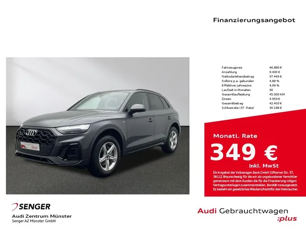Q5 40 TDI quattro S line MMI Navi Matrix AHK 