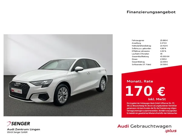 A3 Sportback 40 TFSI e Sitzhzg. MMI LED AHK 