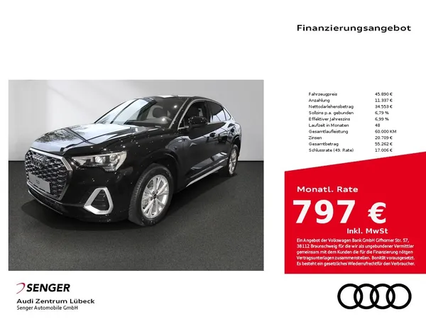 Q3 Sportback S line 35 TDI Kindersicherheits-P. 