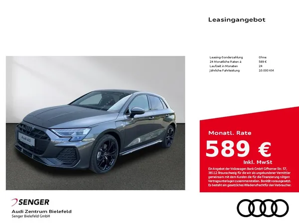 A3 Sportback S line 40 TFSI e Optikpaket Sitzh. 