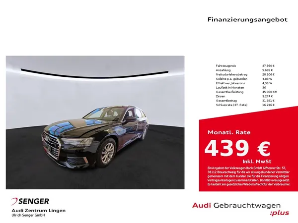 A6 Avant Design 45TDI quattro MMI LED AHK Memory